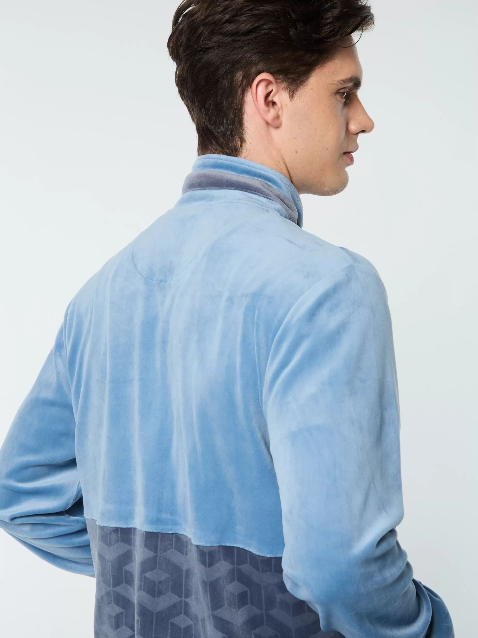 Sergio Tacchini Foggia Velour Debossed Track Jacket-