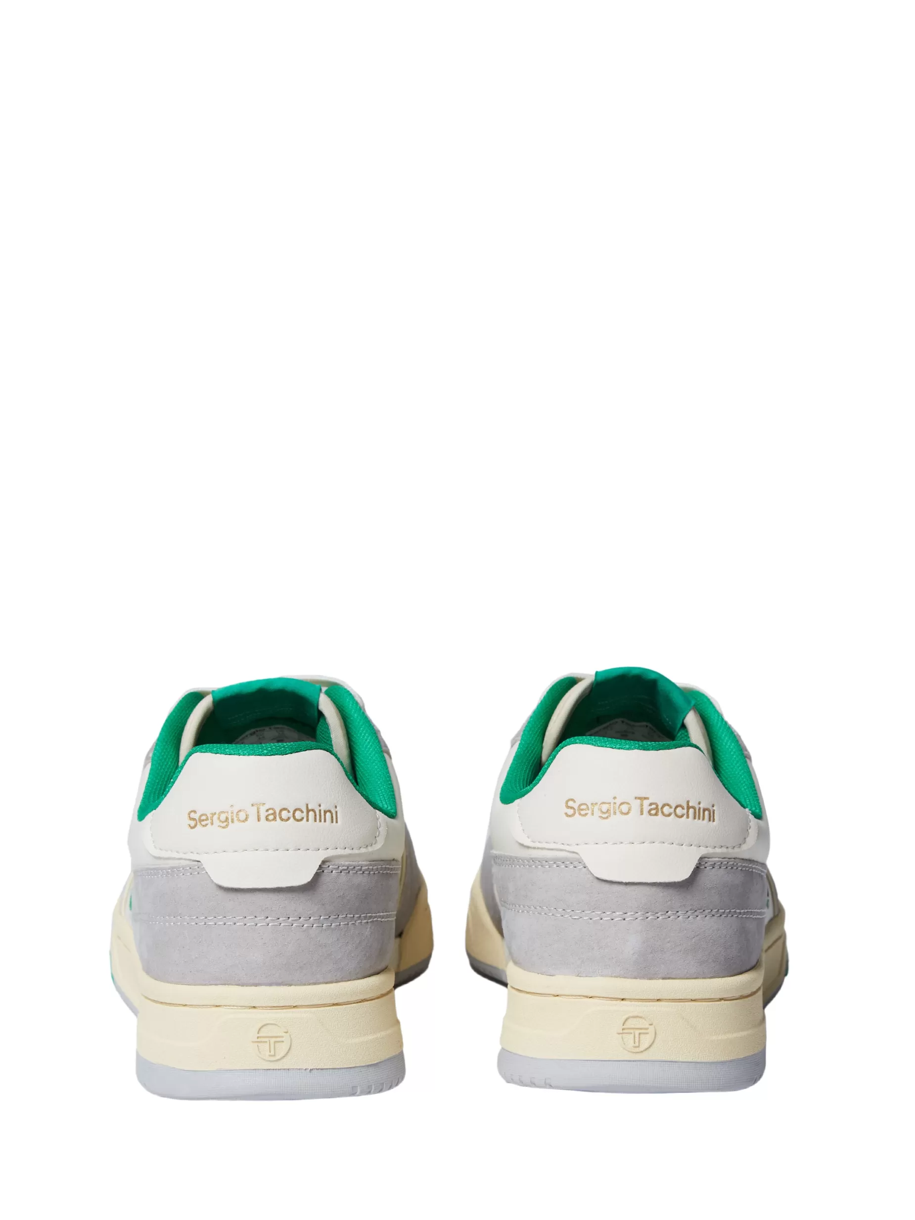 Sergio Tacchini Prime Shot DA Sneaker- Antique White/ Almond Oil/ Bright Green